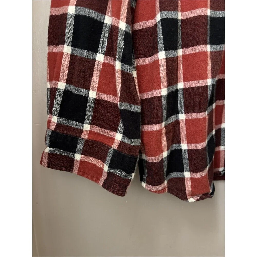 Carhartt Men’s 2XL Hubbard Flannel Shirt Original Fit Plaid Heavyweight
